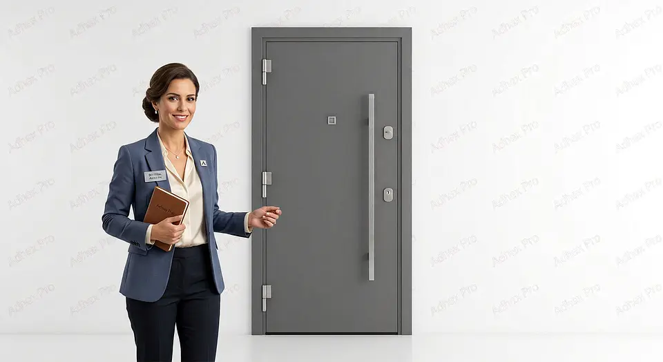 Portas de Entrada de Alta Segurança Certificadas de Segurança 2050 x 960 x70mm  6