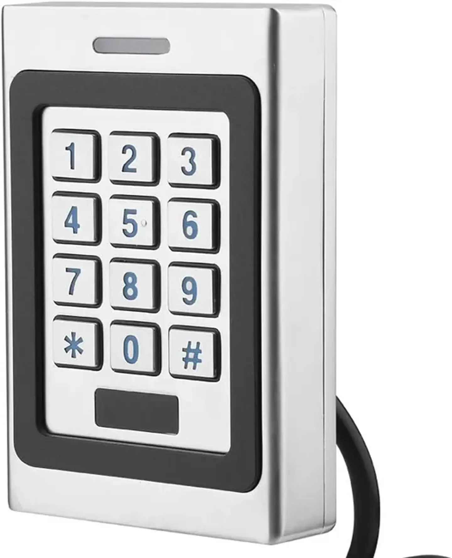 Fechadura de porta ADHEX SECURE  com entrada por proximidade RFID, sistema de controle de acesso por cartão, teclado iluminado com leitor de senha RFID eletrônico 1
