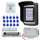 Sistema controle acesso ADHEX SECURE impermeável teclado metal fechadura magnética 180KG tampa chuva - Thumbnail 2