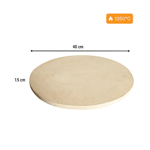 Placa refractaria de cordierita – 400x15 mm – 1350°C