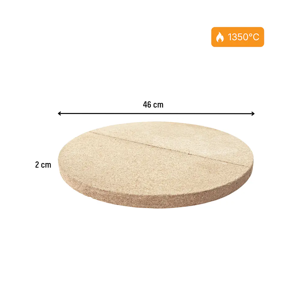 Placa refractaria de cordierita – 460x20 mm – 1350°C 1