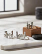 Anillo Mamá Papá Hijos Familia Amor Regalo Madre Joyas Mujer - Miniatura 11