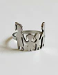 Anillo Mamá Papá Hijos Familia Amor Regalo Madre Joyas Mujer - Miniatura 16