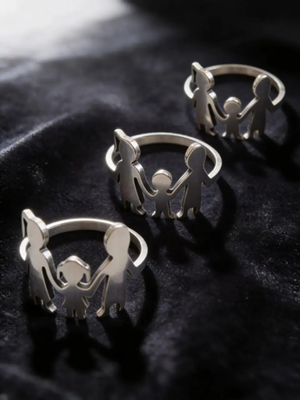 Anillo Mamá Papá Hijos Familia Amor Regalo Madre Joyas Mujer 26