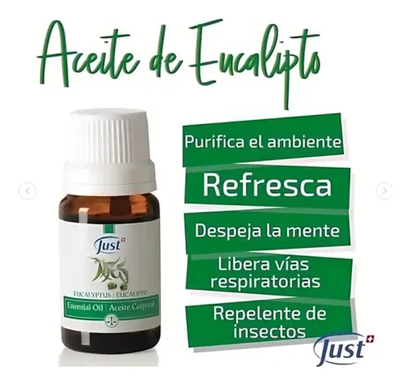 Aceite Esencial Swiss Just Eucalipto 10ml 8