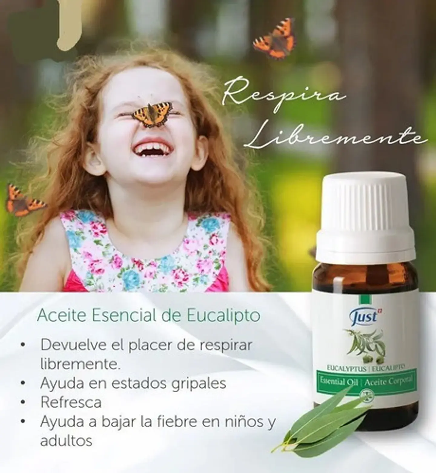 Aceite Esencial Swiss Just Eucalipto 10ml 10