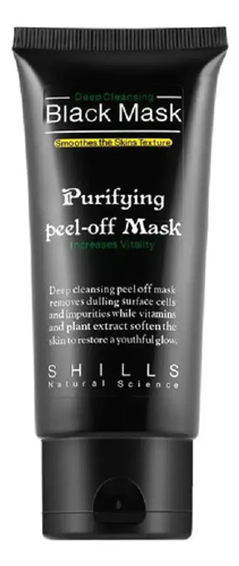 Mascarilla Facial Negra 50 Ml, Puntos Negros Acné