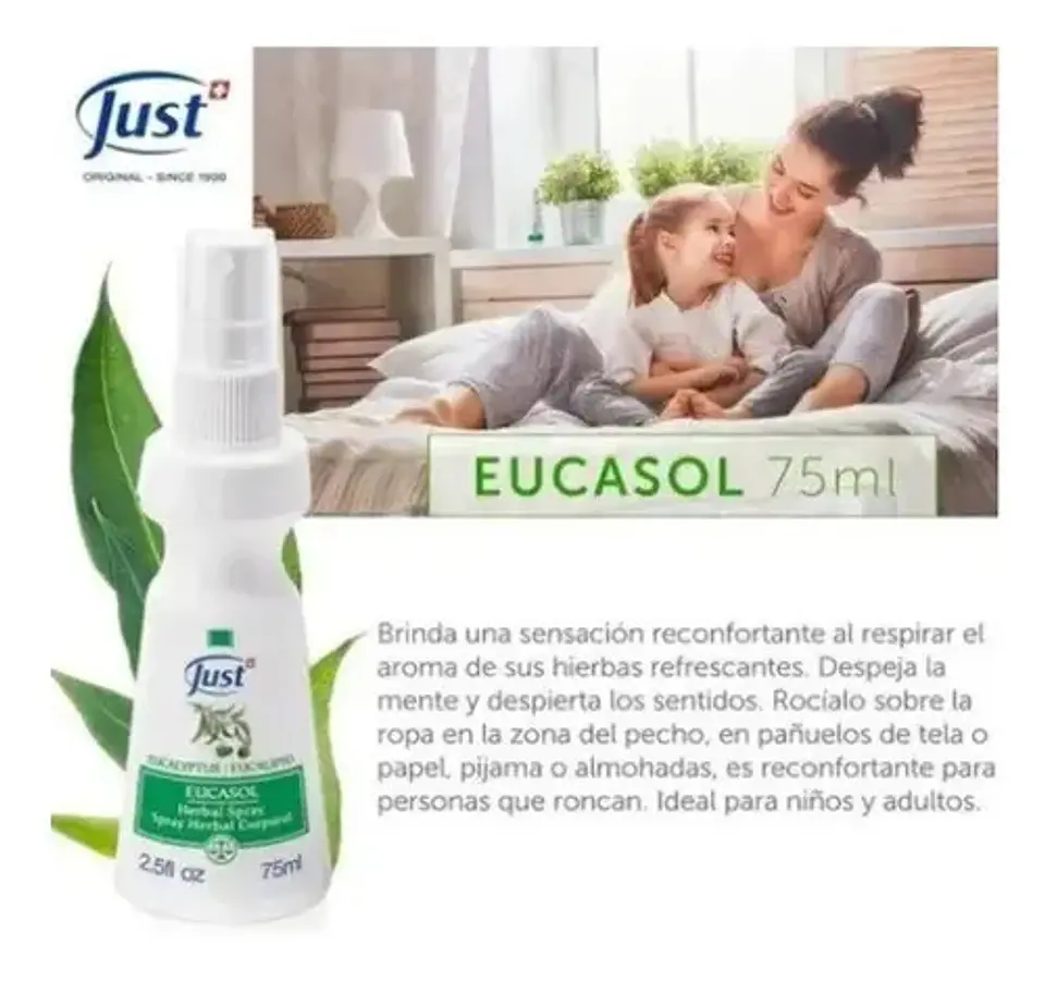 Eucasol Just Spray De Eucalipto 75ml 3