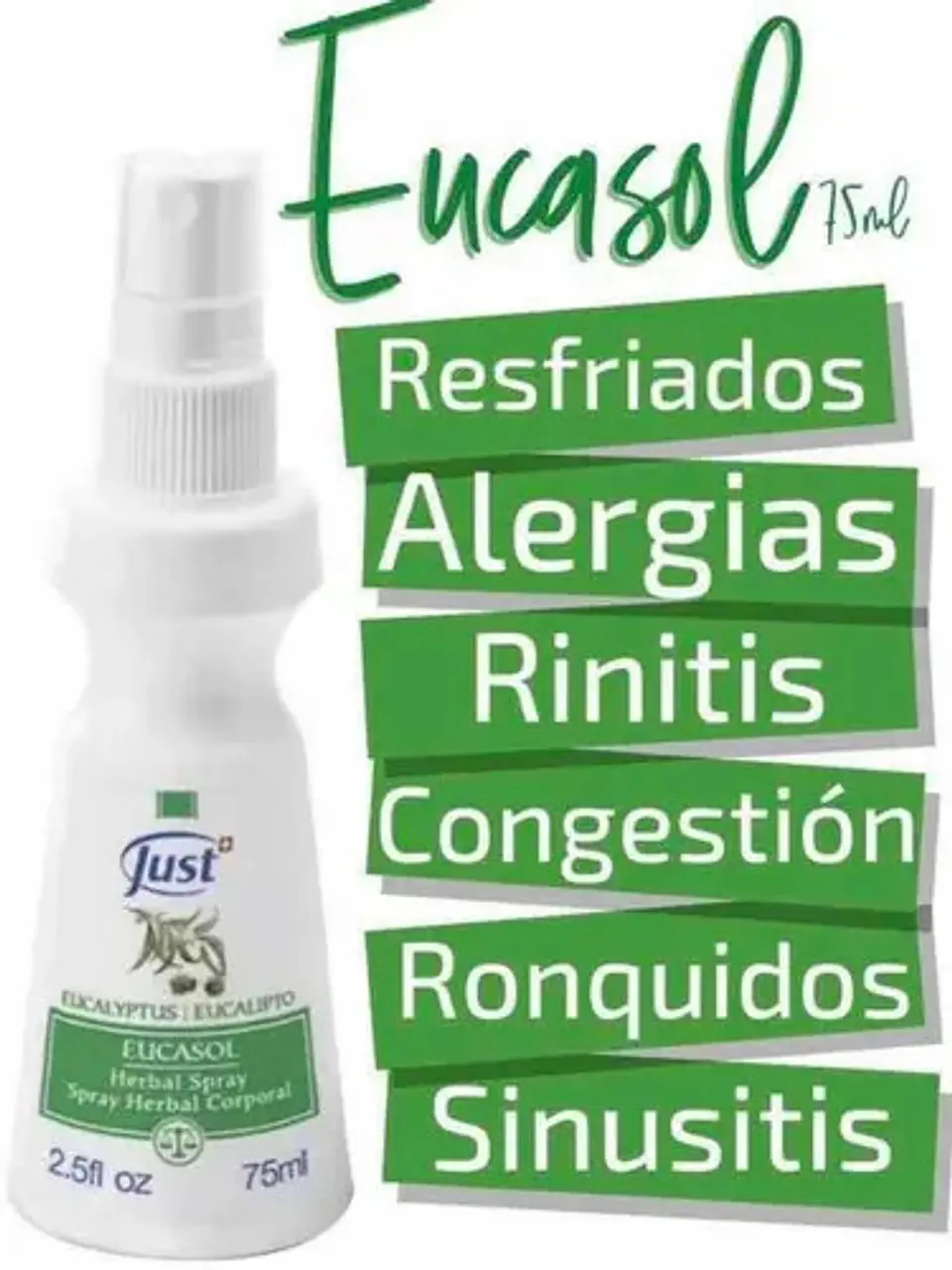 Eucasol Just Spray De Eucalipto 75ml 4