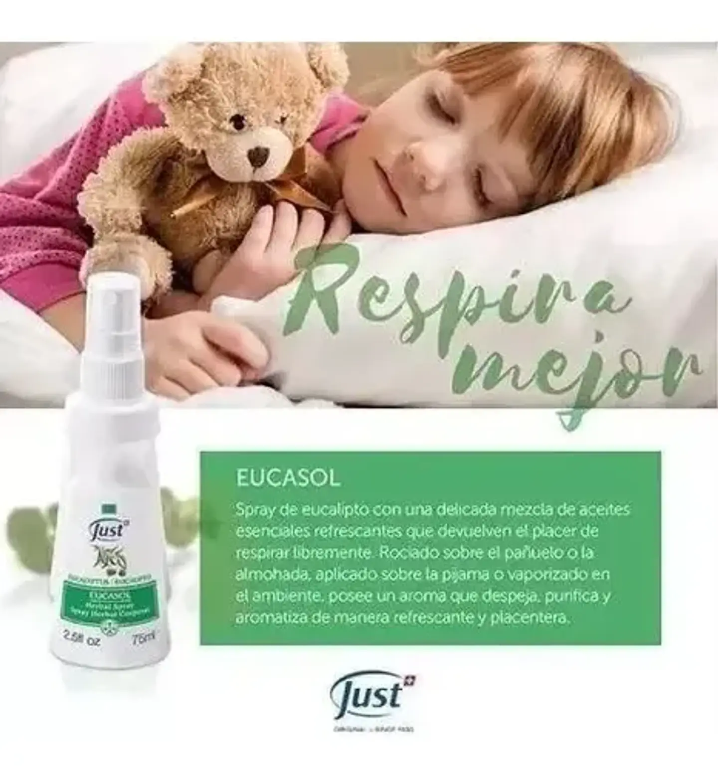 Eucasol Just Spray De Eucalipto 75ml 3