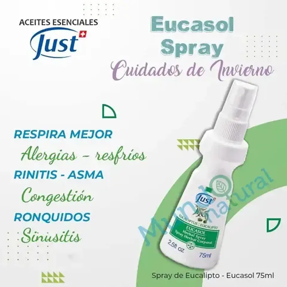 Eucasol Just Spray De Eucalipto 75ml 6