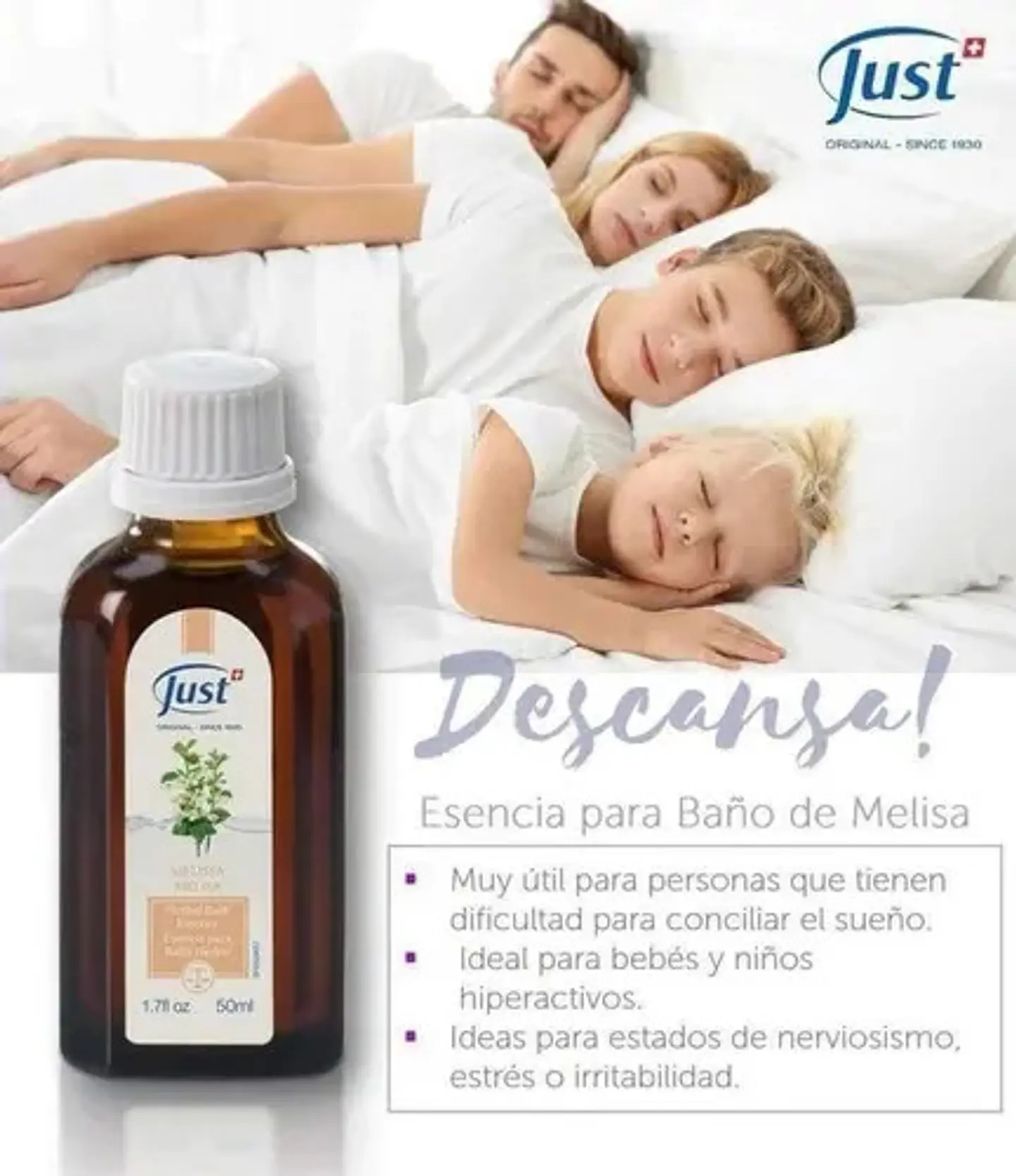 Esencia Herbal Melissa Swiss Just 50 Ml 4