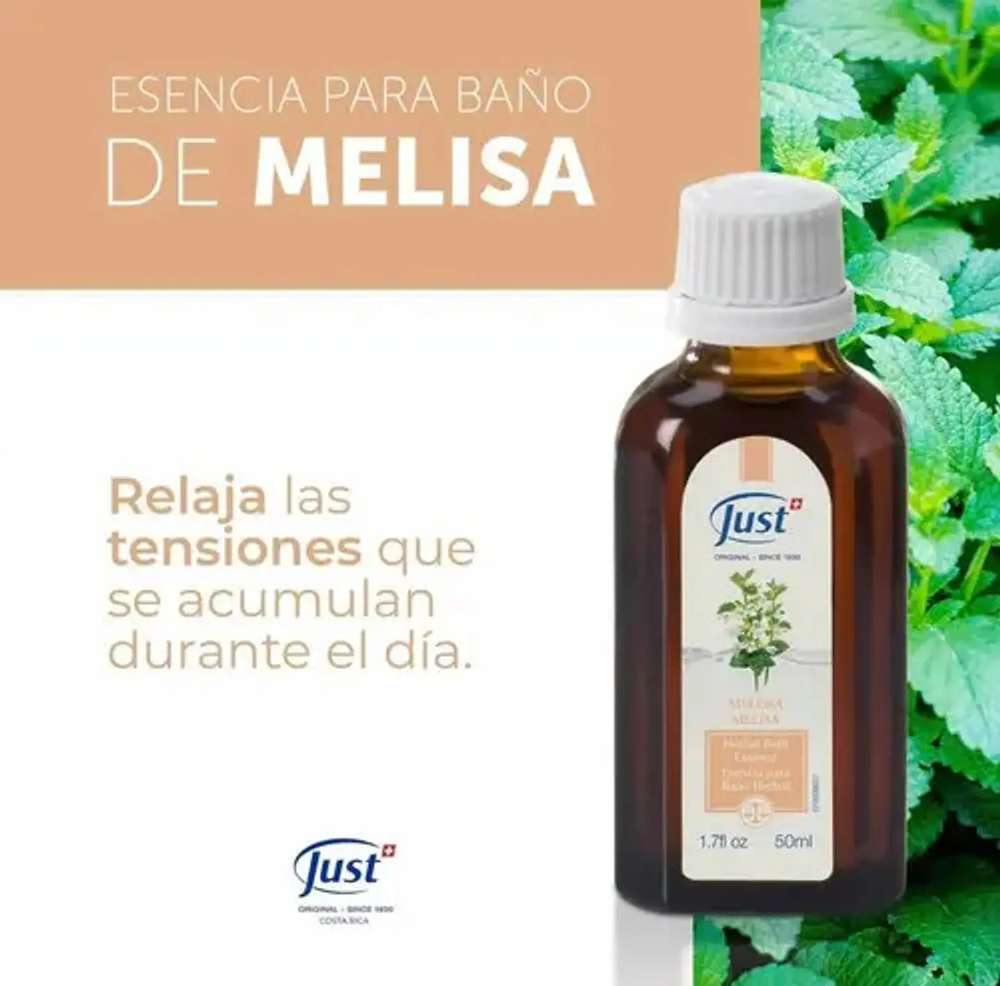 Esencia Herbal Melissa Swiss Just 50 Ml 5