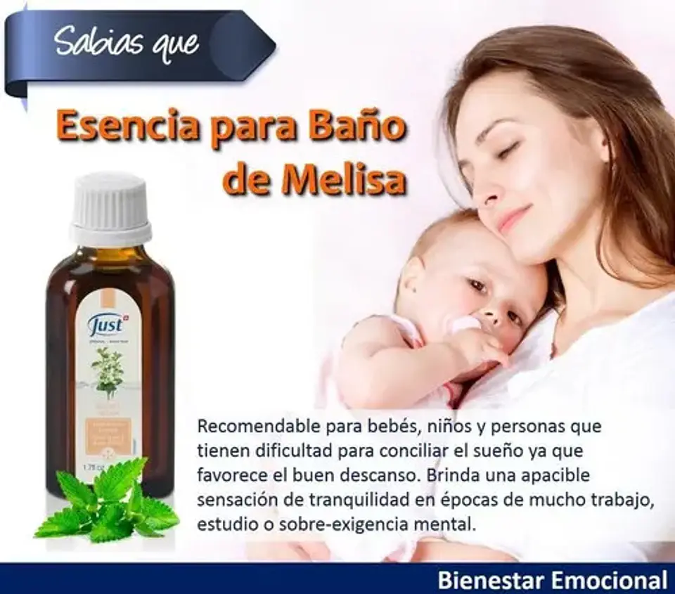 Esencia Herbal Melissa Swiss Just 50 Ml 6