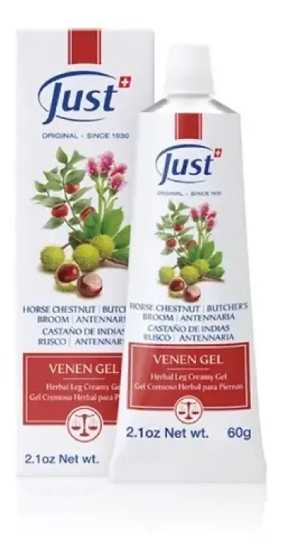 Venen Gel Para Piernas Circulación Y Varices 60g Swiss Just 2