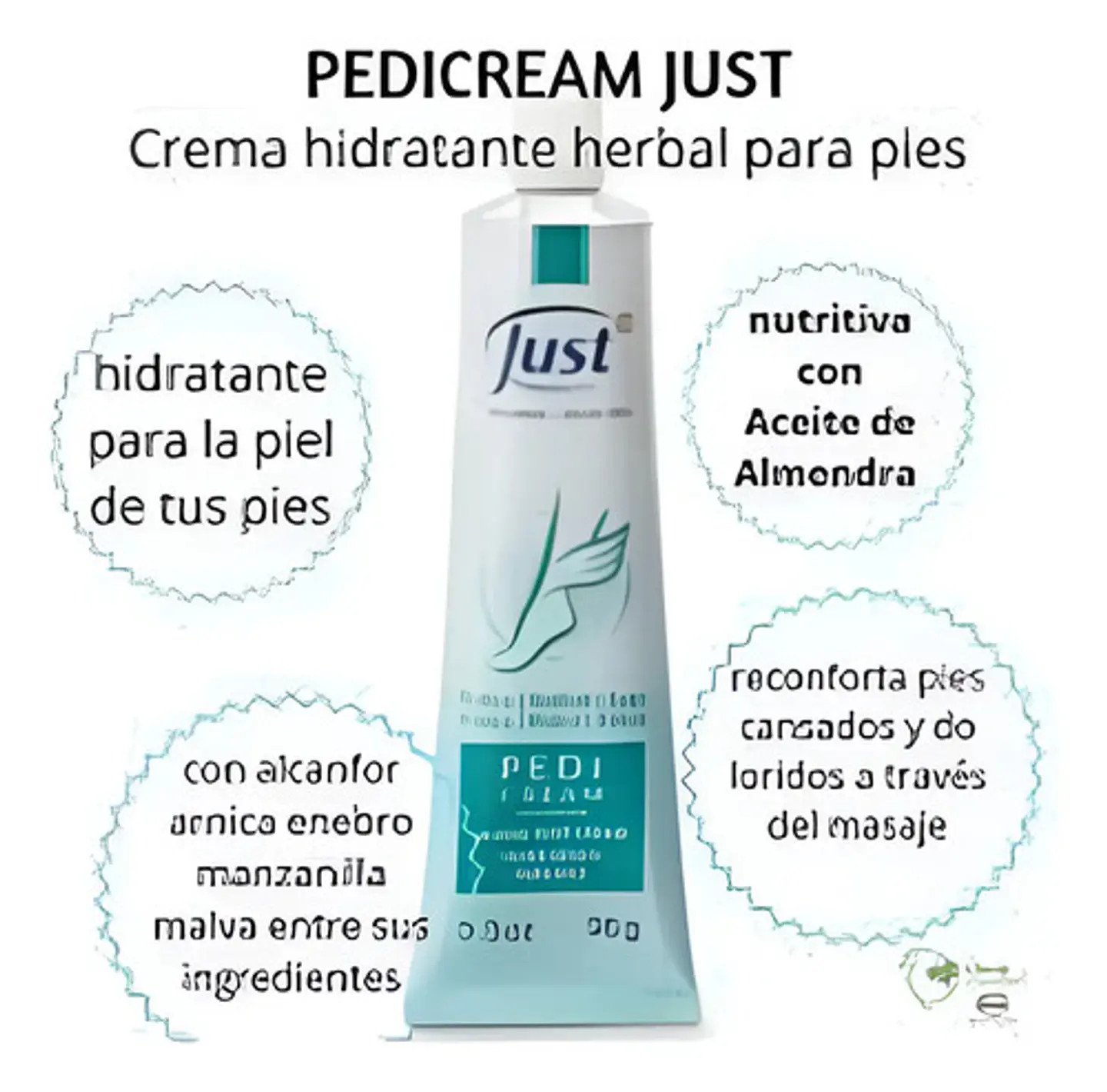 Crema Herbal Para Pies Pedicream 96gr Swiss Just Original 6