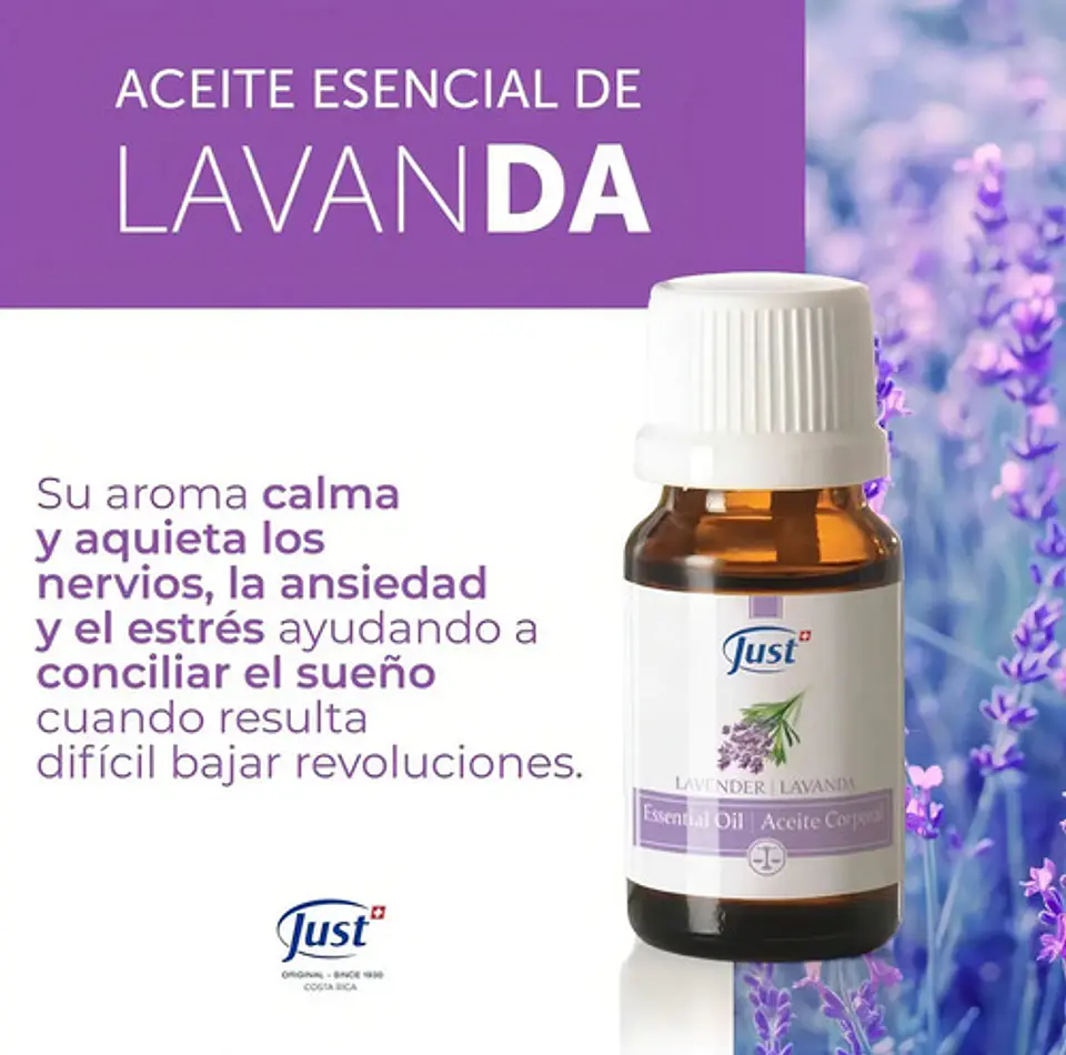 Aceite Esencial Lavanda Swiss Just 10 Ml 2