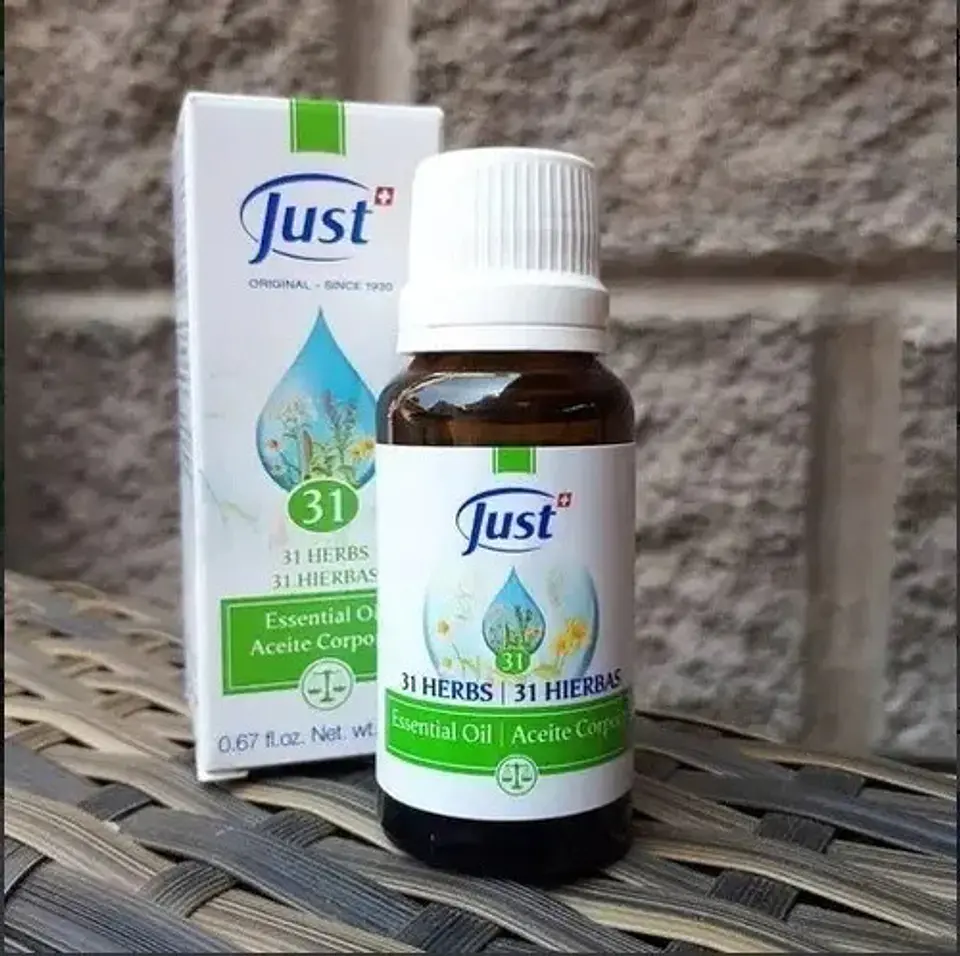 Óleo 31 Aceite Esencial 31 Hierbas Swiss Just 20ml 11