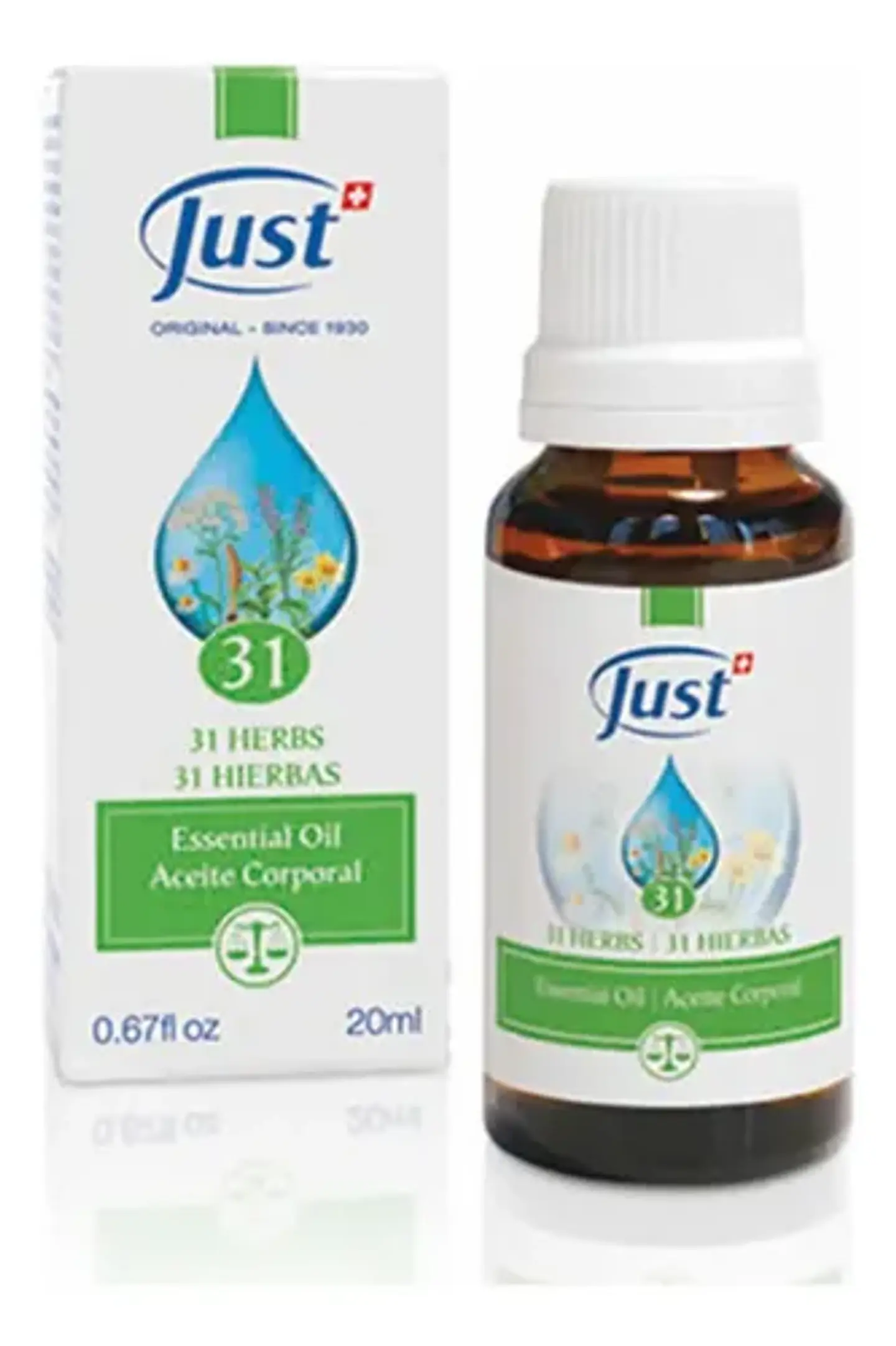 Óleo 31 Aceite Esencial 31 Hierbas Swiss Just 20ml 1