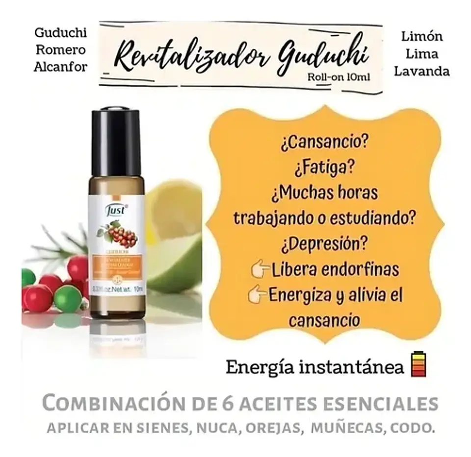 Swiss Just Revitalizador Guduchi 10ml 4