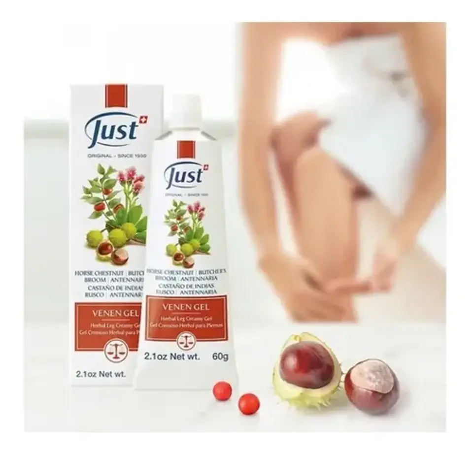 Venen Gel Para Piernas Circulación Y Varices 60g Swiss Just 4