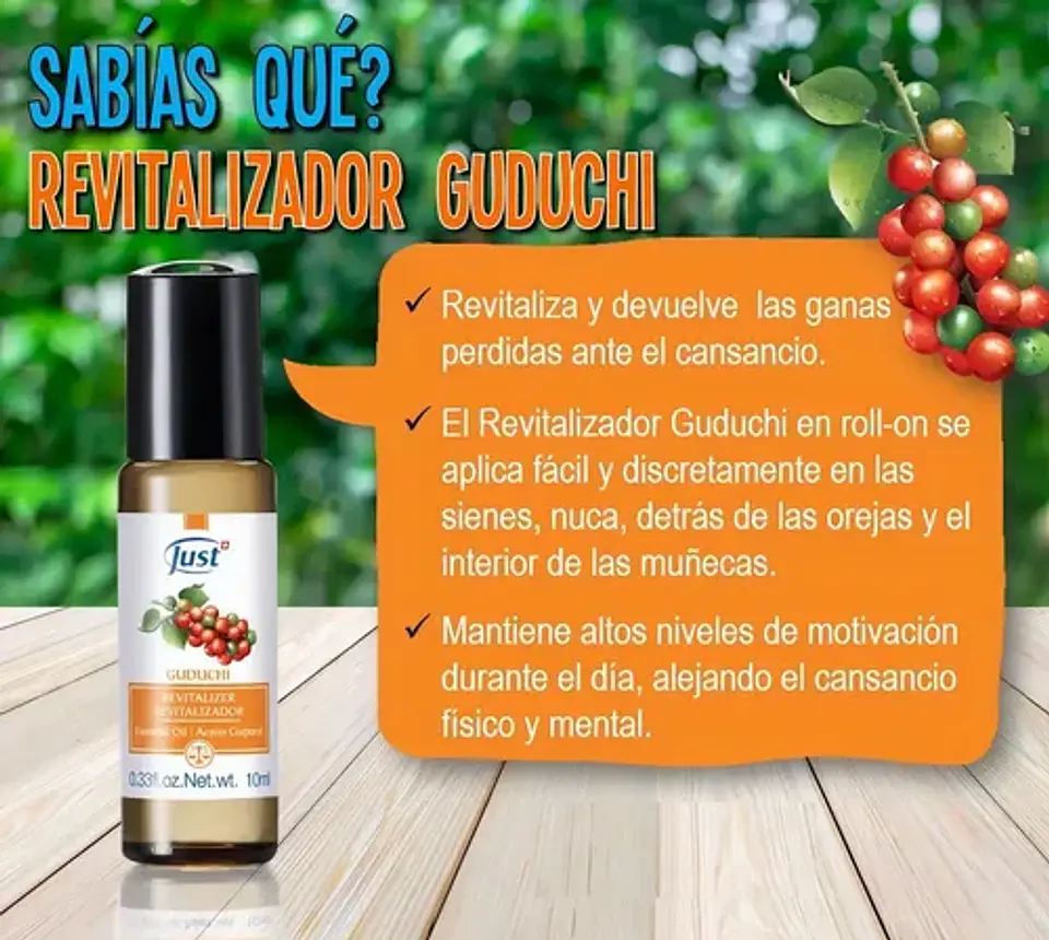Swiss Just Revitalizador Guduchi 10ml 8