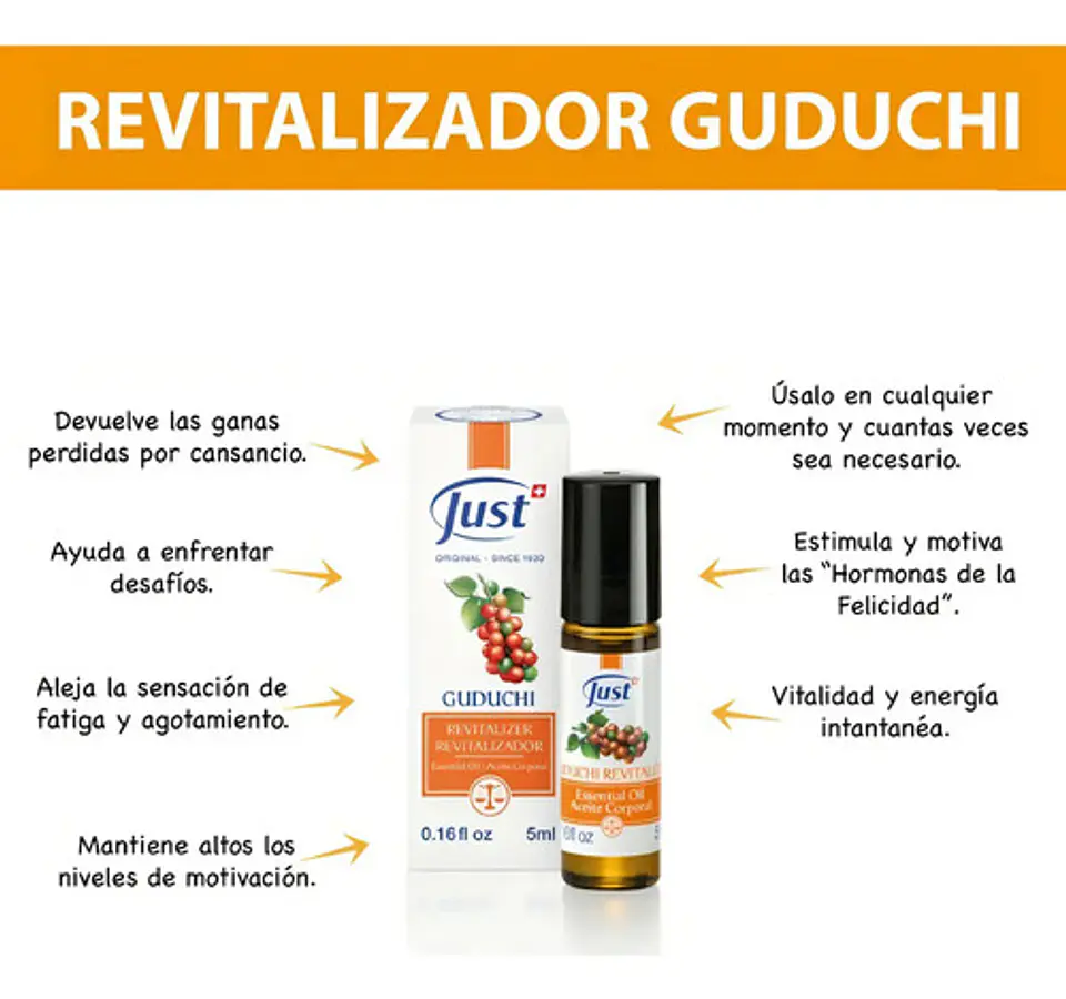Swiss Just Revitalizador Guduchi 10ml 10