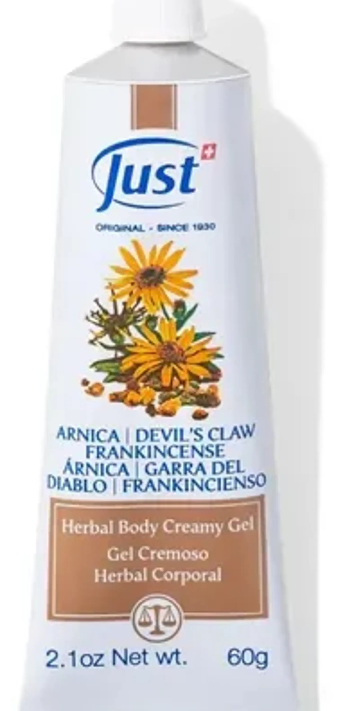 Gel Cremoso De Árnica 60g. Swiss Just 1