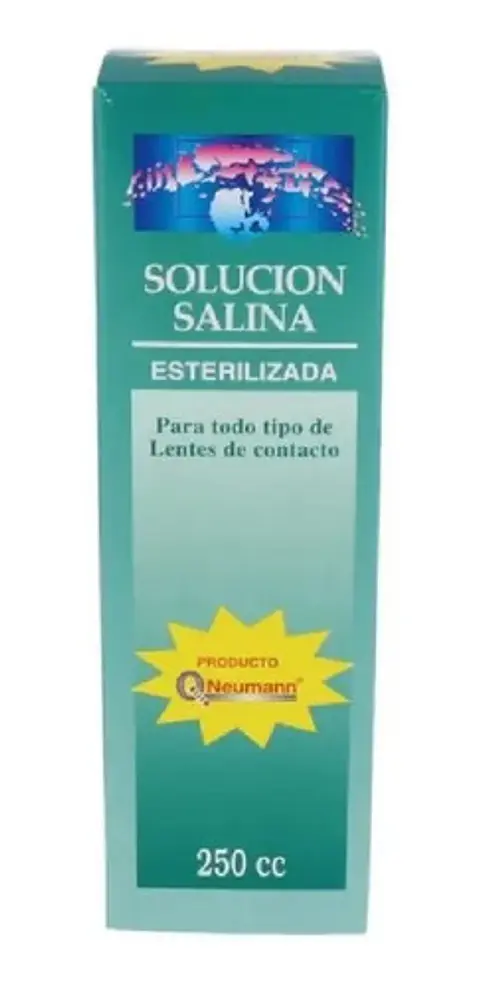 Solución Salina Esterilizada Química Neumann Para Lentes 250 Ml