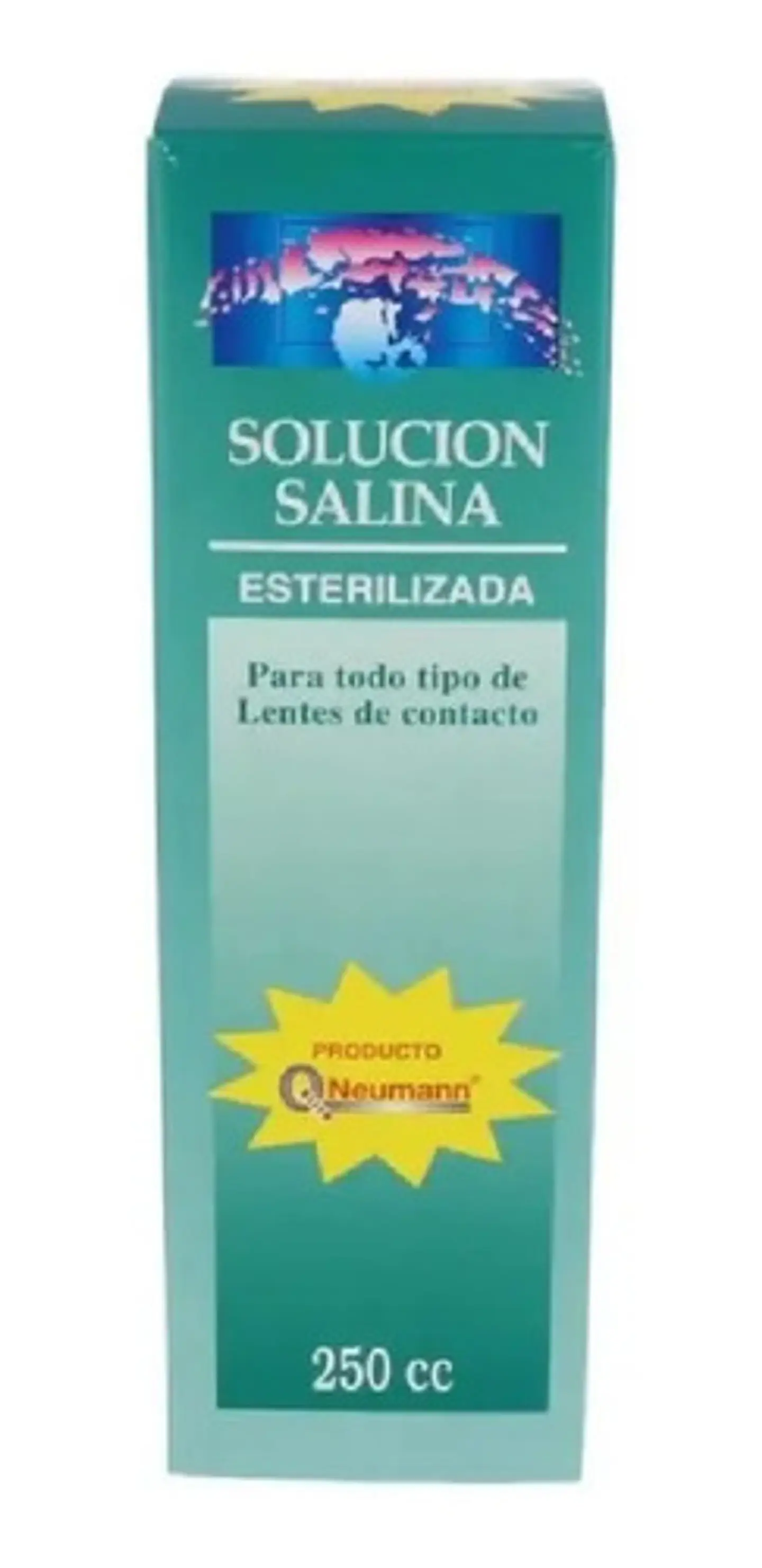 Solución Salina Esterilizada Química Neumann Para Lentes 250 Ml 1
