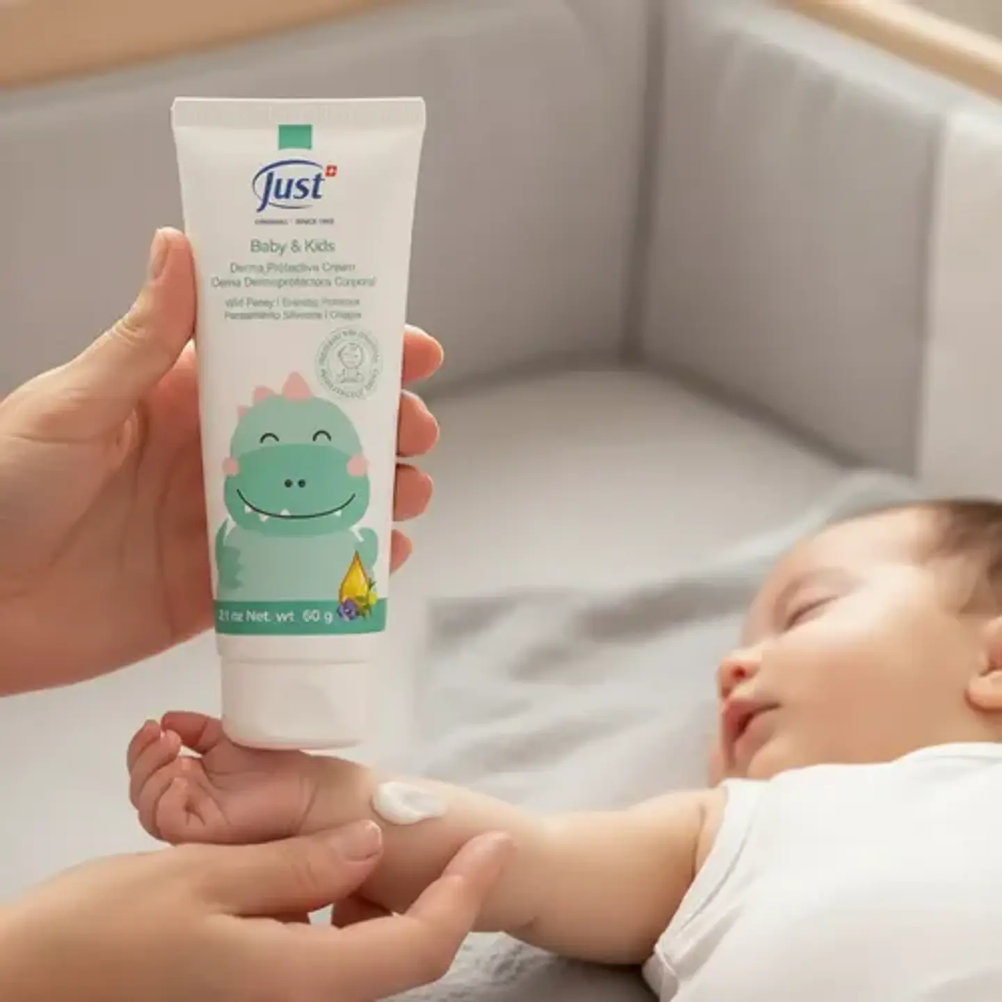 Crema Dermoprotectora Corporal Y Facial Bebés Y Niños Just 3