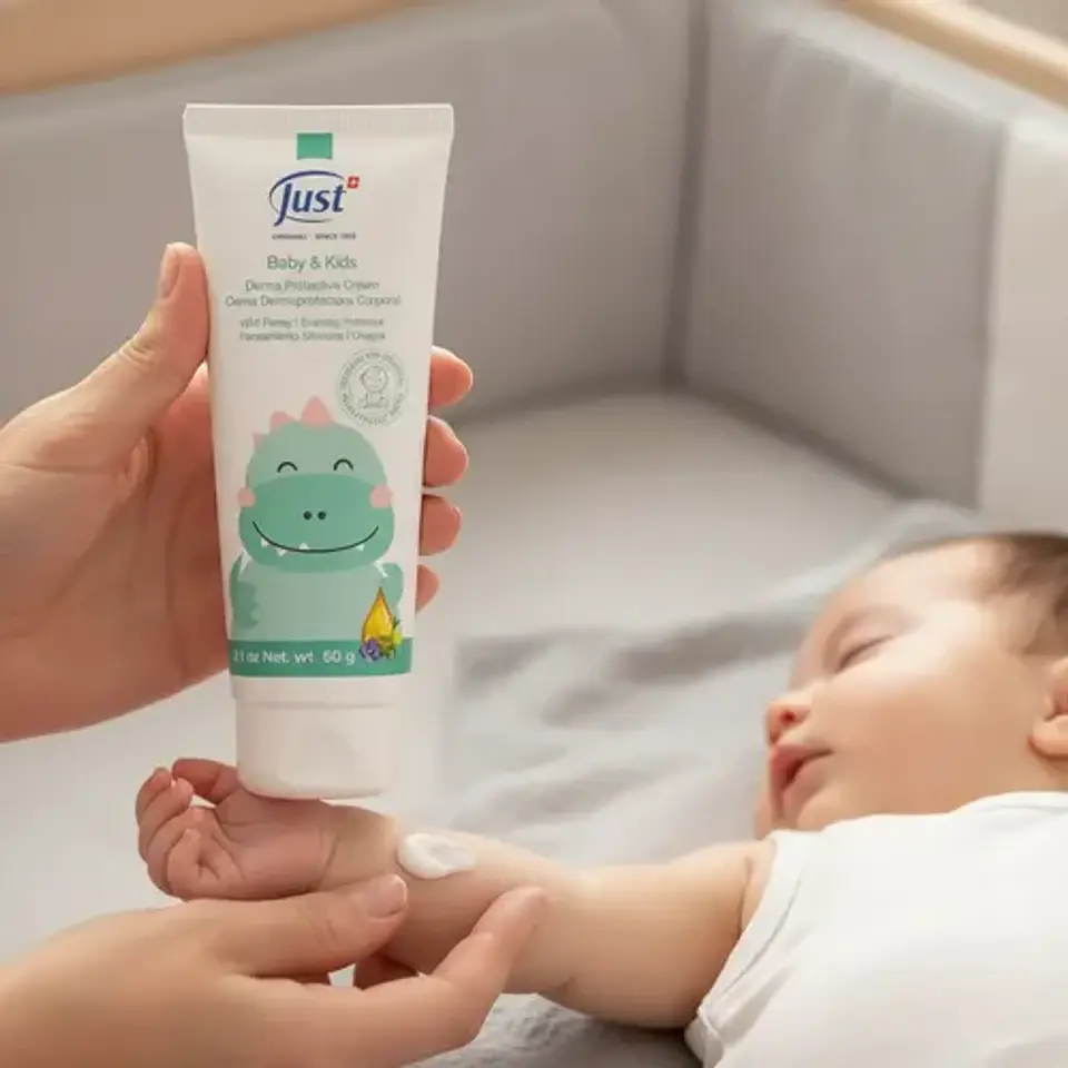 Crema Dermoprotectora Corporal Y Facial Bebés Y Niños Just 3