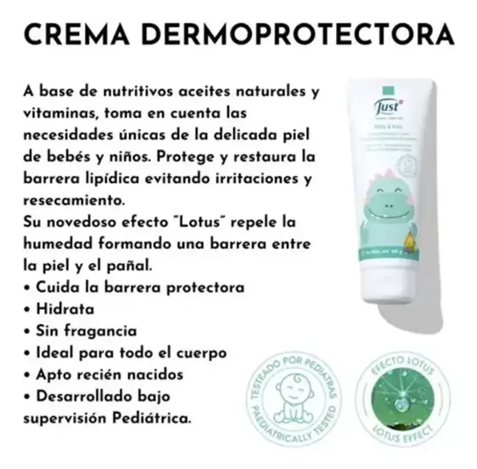 Crema Dermoprotectora Corporal Y Facial Bebés Y Niños Just 5
