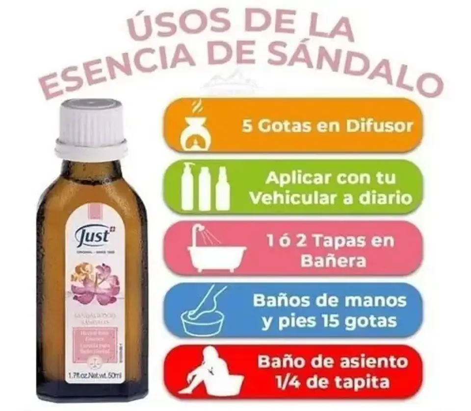 Esencia De Sándalo - Just 4
