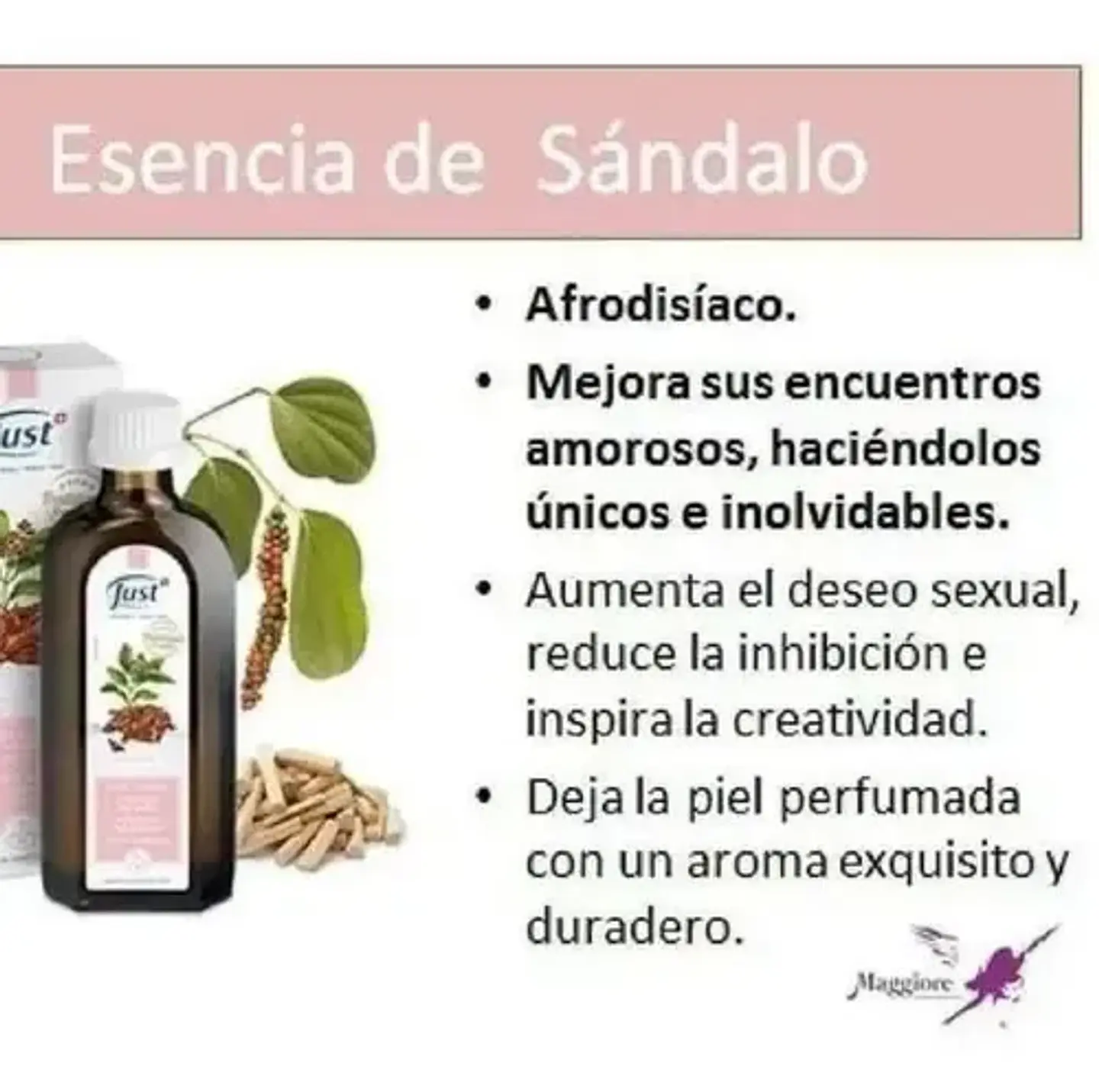 Esencia De Sándalo - Just 6