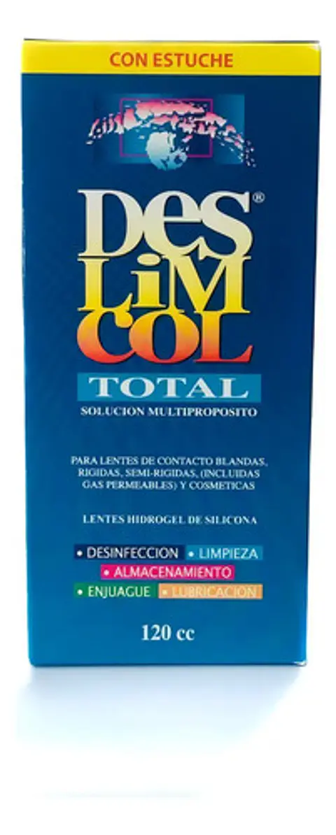 Solución Multipropósito Deslimcol Total 120 Ml Incluye Estuche