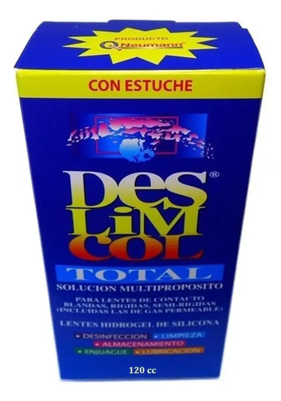 Solución Multipropósito Deslimcol Total 120 Ml Incluye Estuche 3