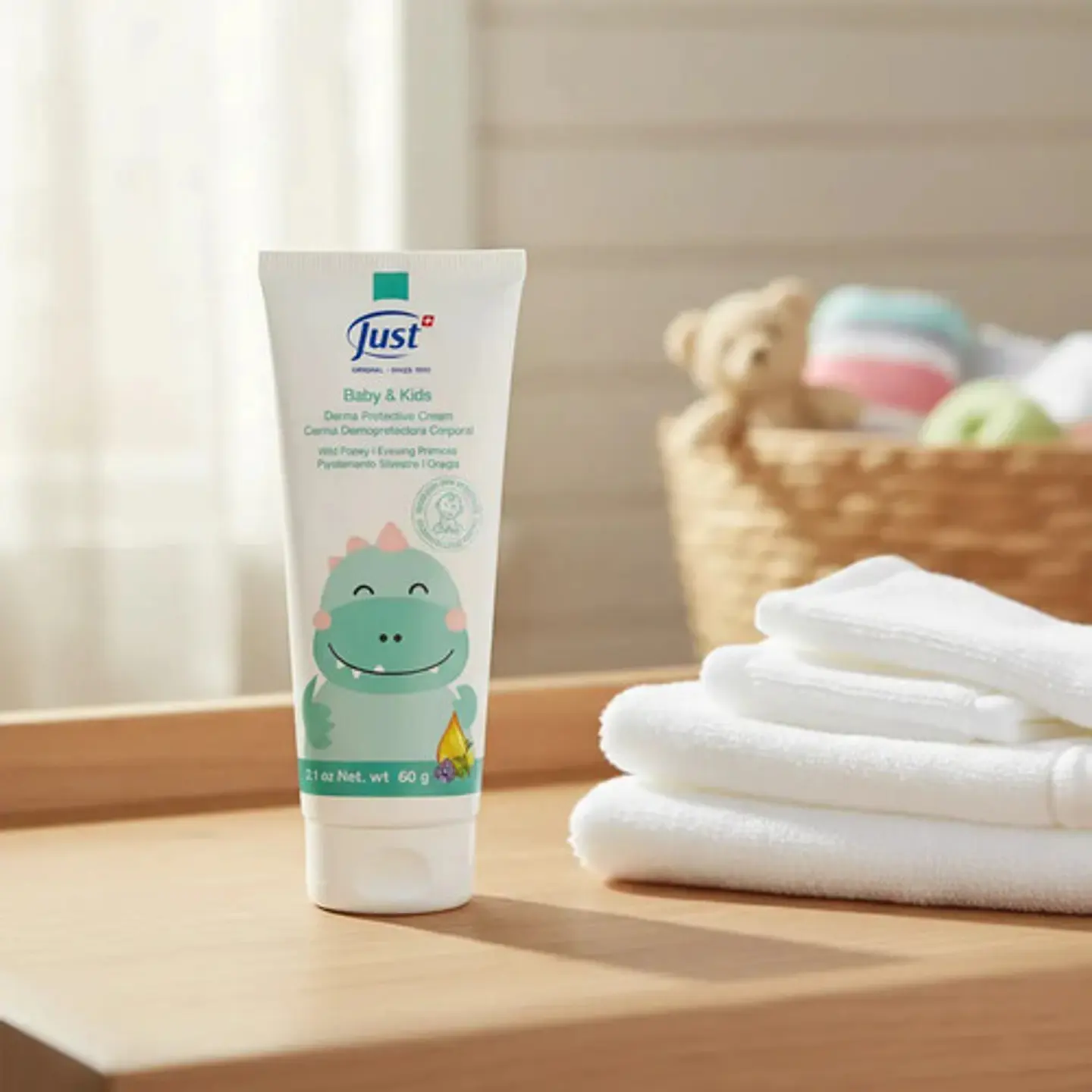 Crema Dermoprotectora Corporal Y Facial Bebés Y Niños Just 3