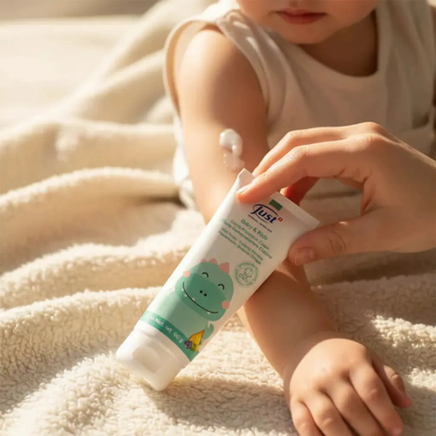 Crema Dermoprotectora Corporal Y Facial Bebés Y Niños Just 4