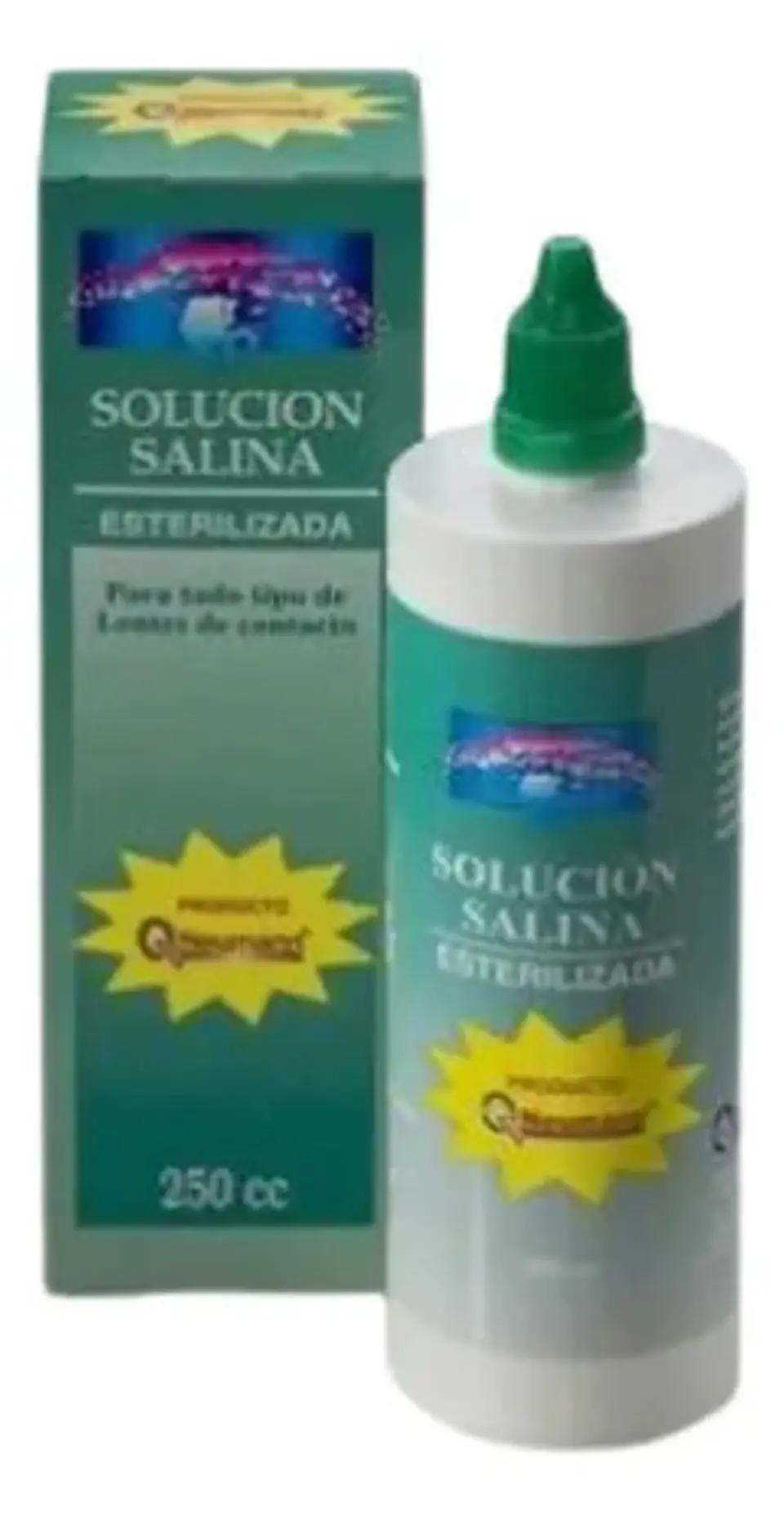 Solución Salina Esterilizada Química Neumann Para Lentes 250 Ml 2