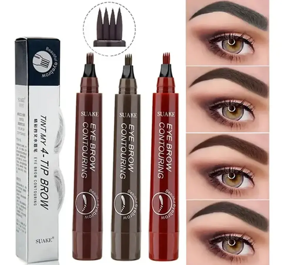 Lápiz Cejas Impermeable Microblading 24 Horas Maquillaje 7