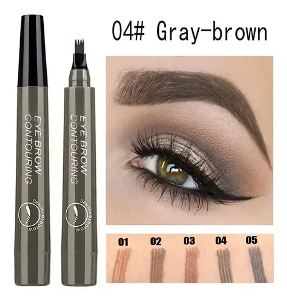 Lápiz Cejas Impermeable Microblading 24 Horas Maquillaje 13