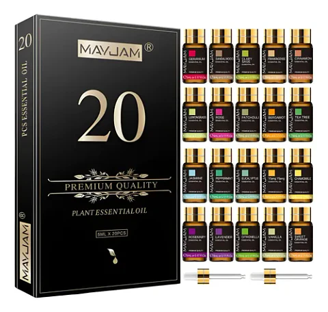 Set 20 Aceites Esenciales 100% Puros Natural Mayjam