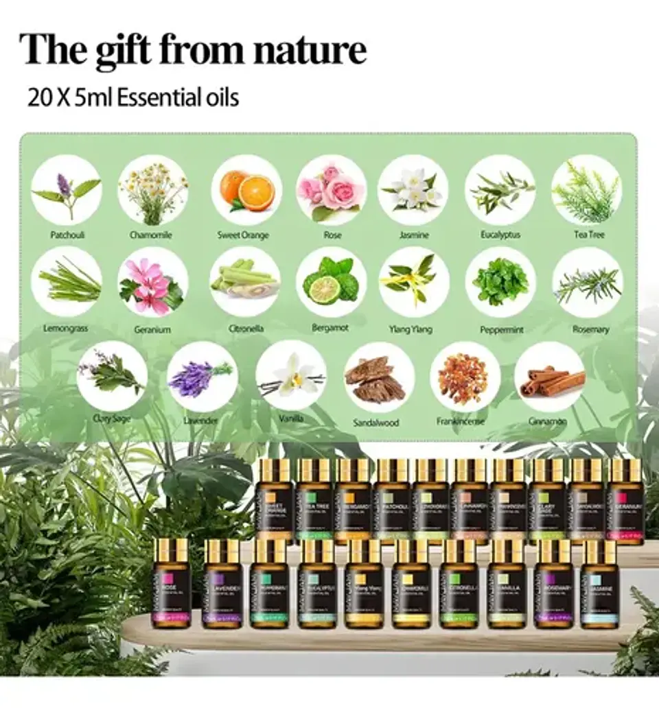 Set 20 Aceites Esenciales 100% Puros Natural Mayjam 3