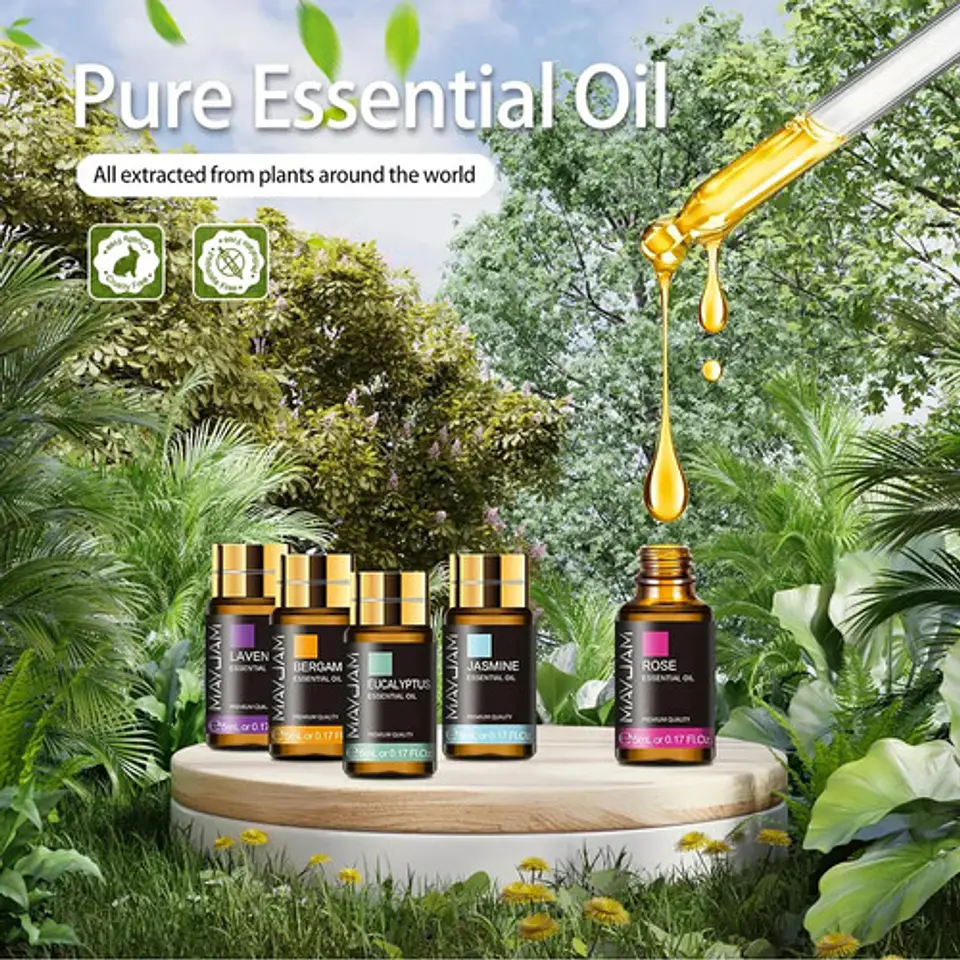 Set 20 Aceites Esenciales 100% Puros Natural Mayjam 5
