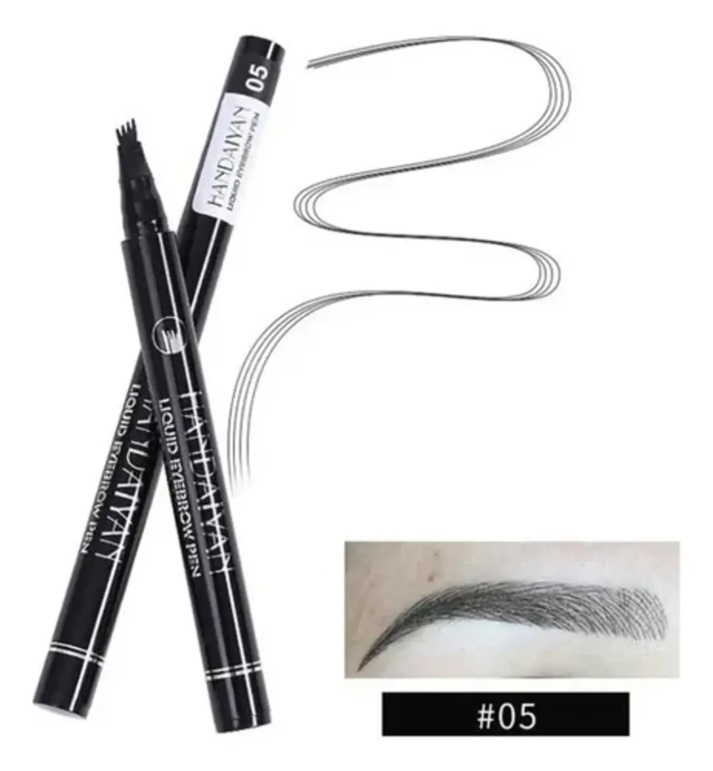Lápiz Cejas Impermeable Efecto Microblading X2   3