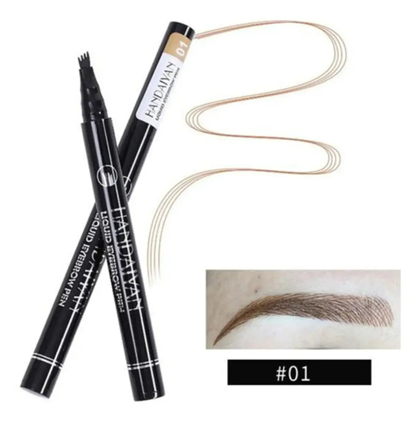 Lápiz Cejas Impermeable Efecto Microblading X2   8
