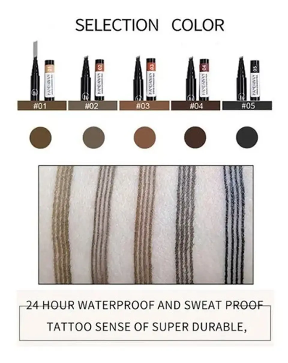 Lápiz Cejas Impermeable Efecto Microblading X2   11