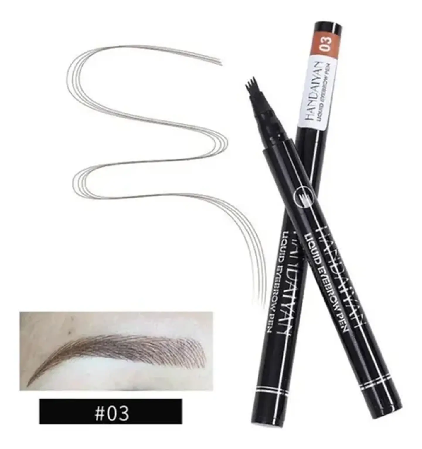Lápiz Cejas Impermeable Efecto Microblading X2   13