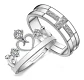 Anillos Ajustables Compromiso Ilusión Novios Amor Pareja - Miniatura 1